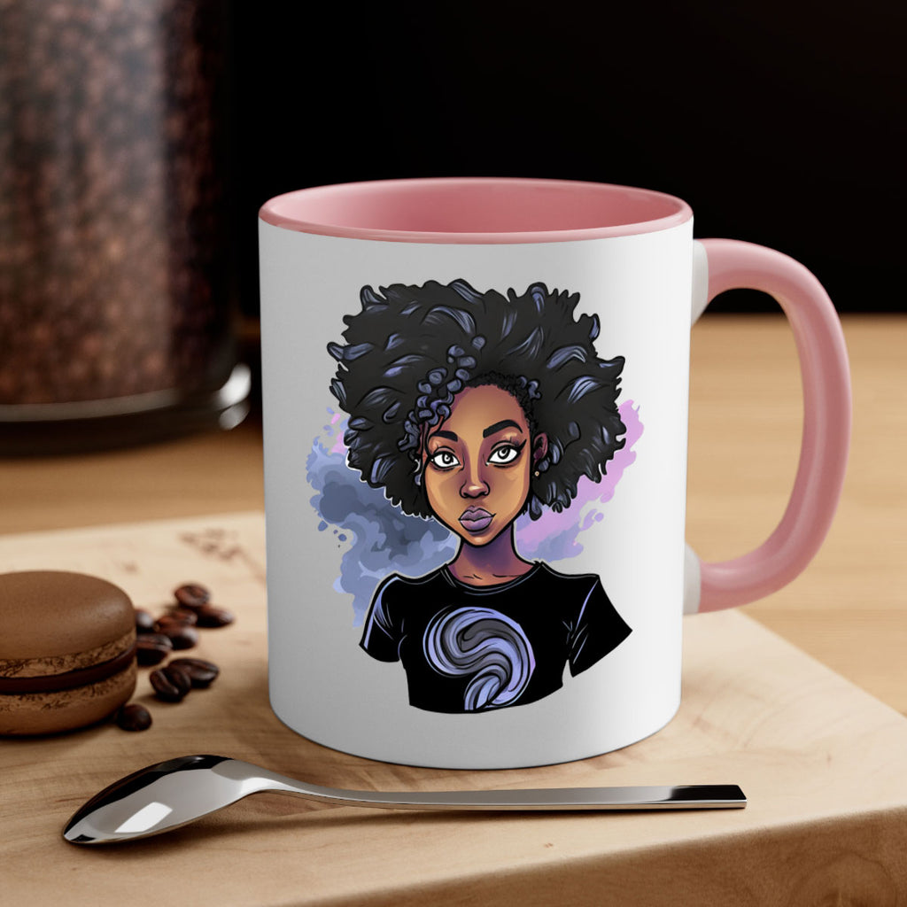Sparkling Black Girl Design 1#- Black women - Girls-Mug / Coffee Cup