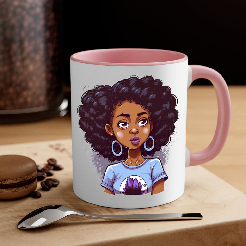 Sparkling Black Girl Design 20#- Black women - Girls-Mug / Coffee Cup