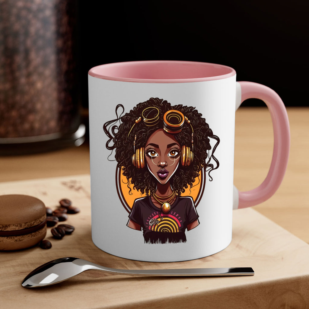 Sparkling Black Girl Design 5#- Black women - Girls-Mug / Coffee Cup