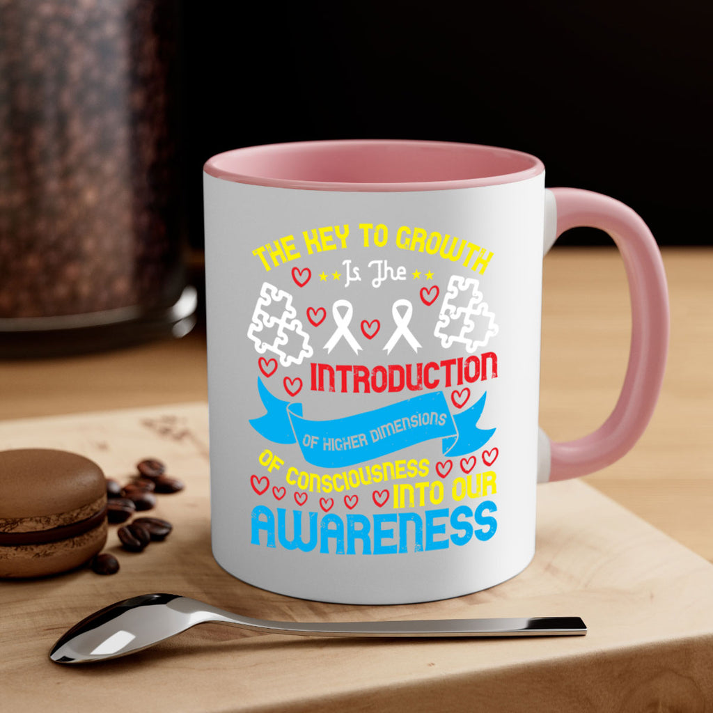 The key to growth is the introduction of higher dimensions Style 20#- Self awareness-Mug / Coffee Cup