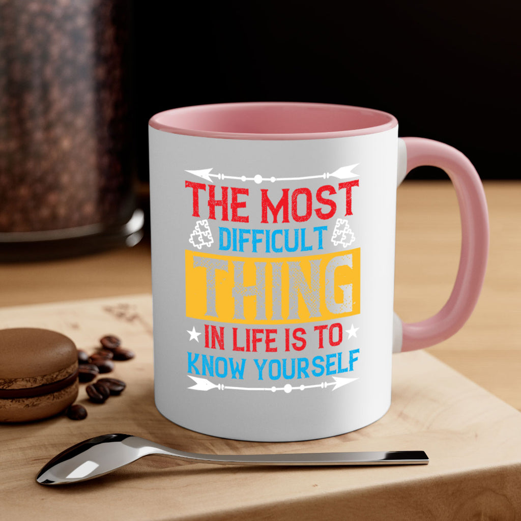 The most difficult thing in life is to know yourself Style 18#- Self awareness-Mug / Coffee Cup