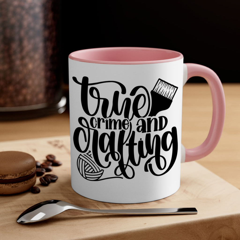 True Crime And Crafting 3#- crafting-Mug / Coffee Cup
