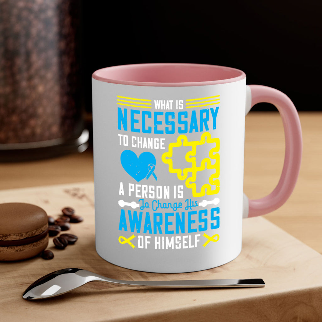 What is necessary to change a person is to change his awareness of himself Style 8#- Self awareness-Mug / Coffee Cup