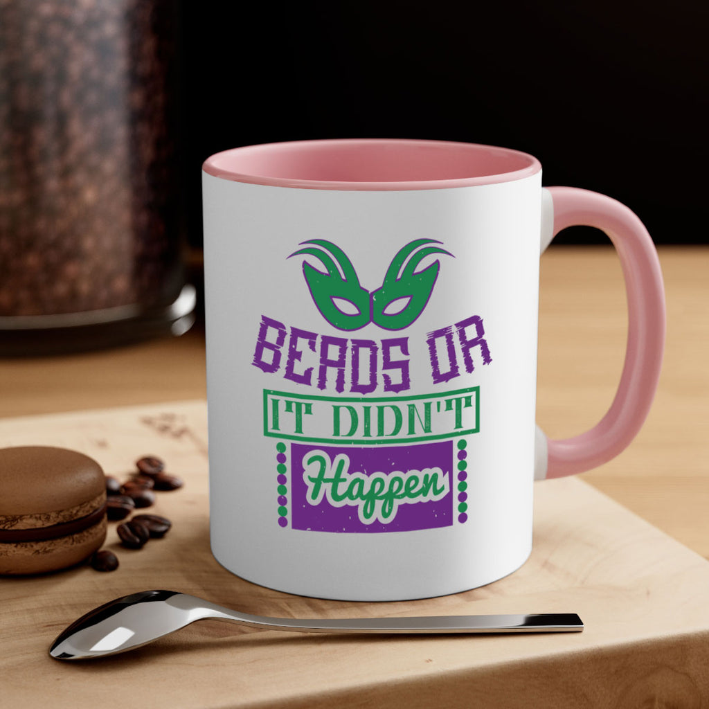 beads or it didnt happen 27#- mardi gras-Mug / Coffee Cup