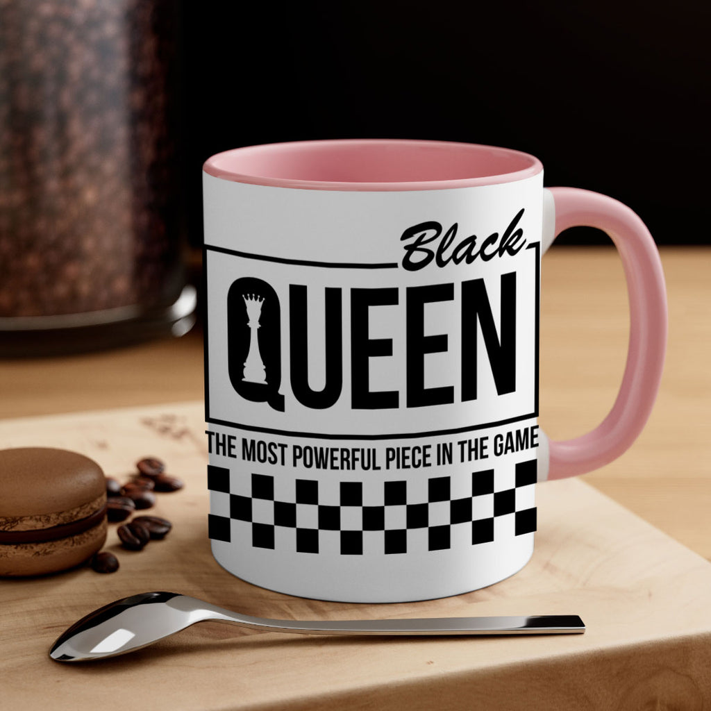black queen chess checkered 221#- black words - phrases-Mug / Coffee Cup