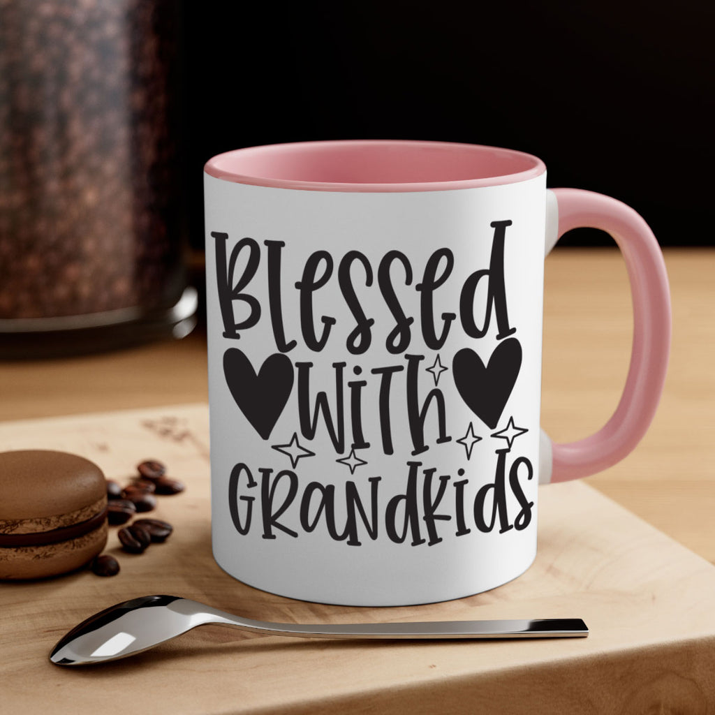 blessed with grandkids 415#- mom-Mug / Coffee Cup