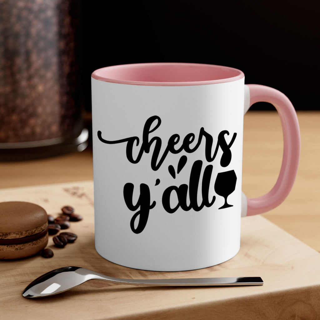 cheers yall 198#- wine-Mug / Coffee Cup