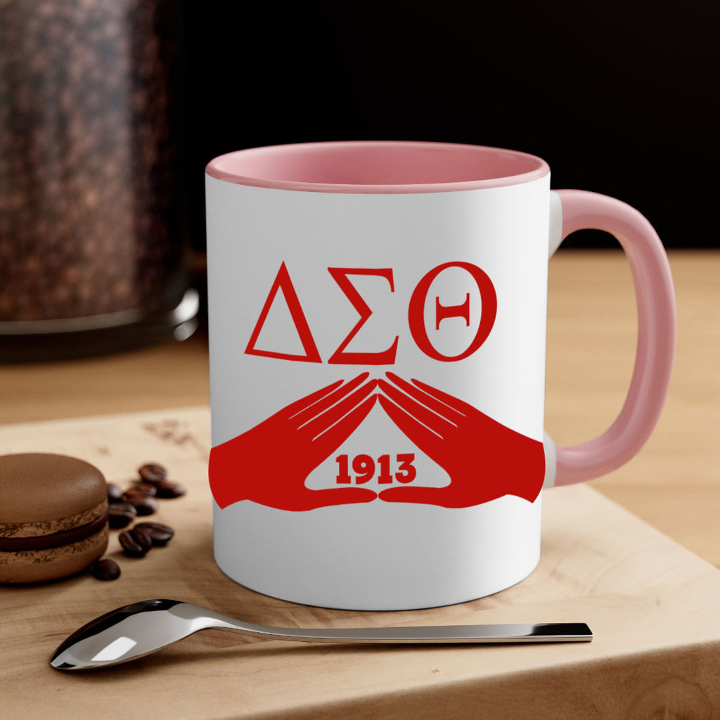 delta sigma theta 8#- black words - phrases-Mug / Coffee Cup