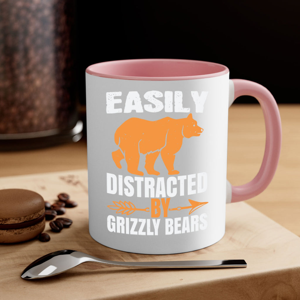 easily distracted by grizzly bears 1#- bear-Mug / Coffee Cup