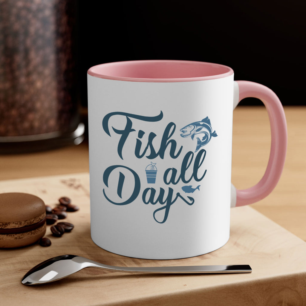 fish all day 156#- fishing-Mug / Coffee Cup