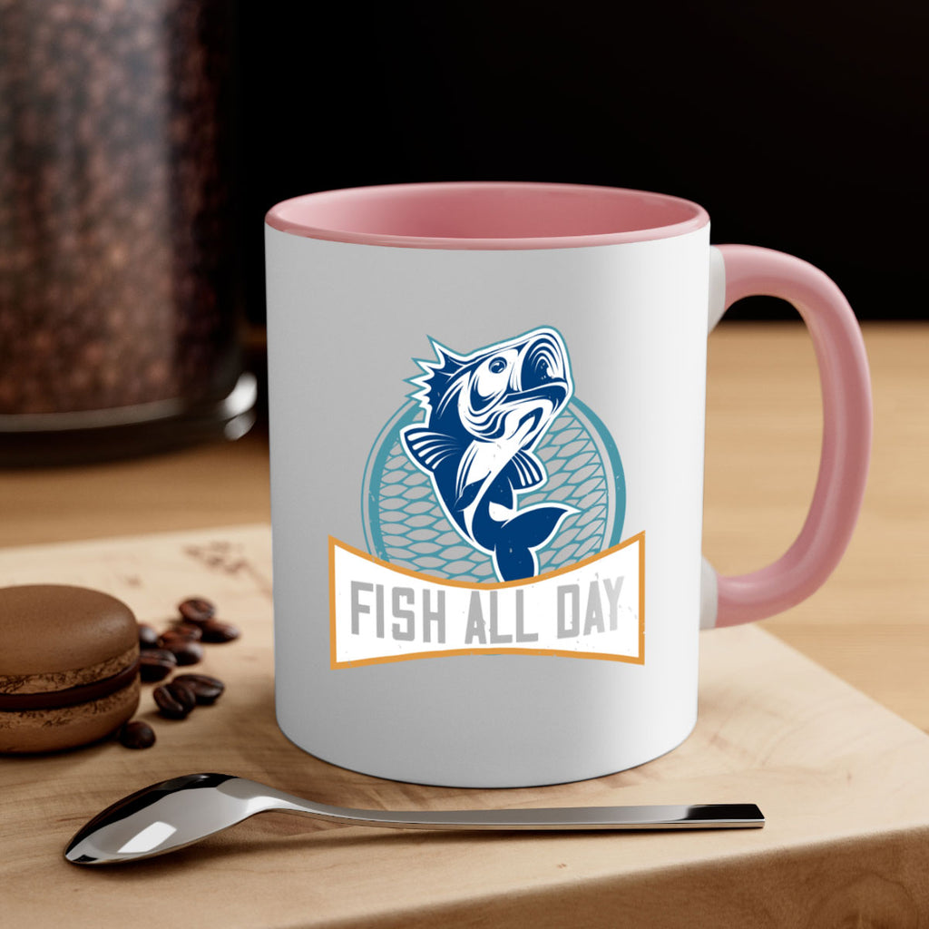 fish all day 277#- fishing-Mug / Coffee Cup