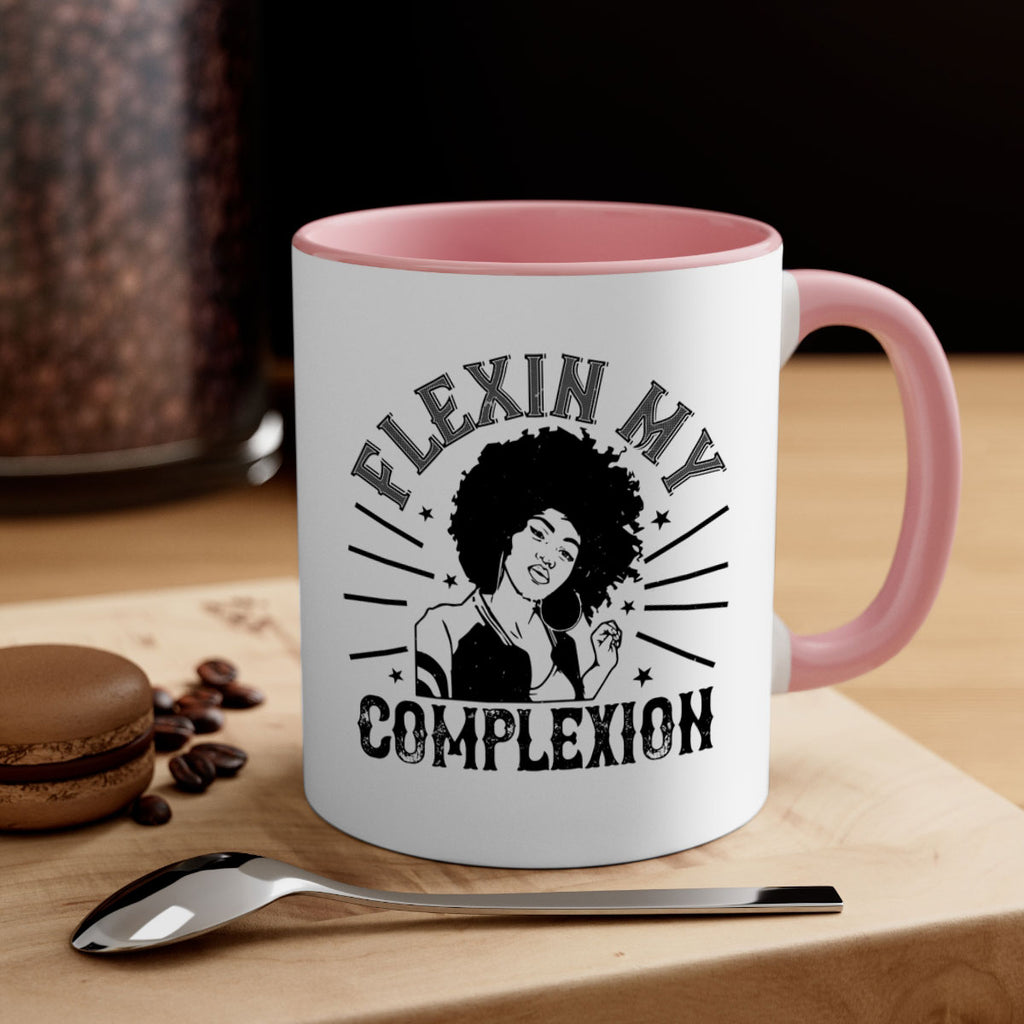 flexin my complexion Style 34#- Afro - Black-Mug / Coffee Cup