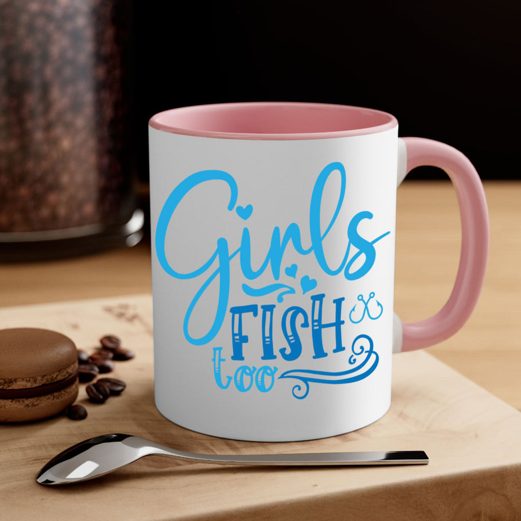 girls fish too 221#- fishing-Mug / Coffee Cup