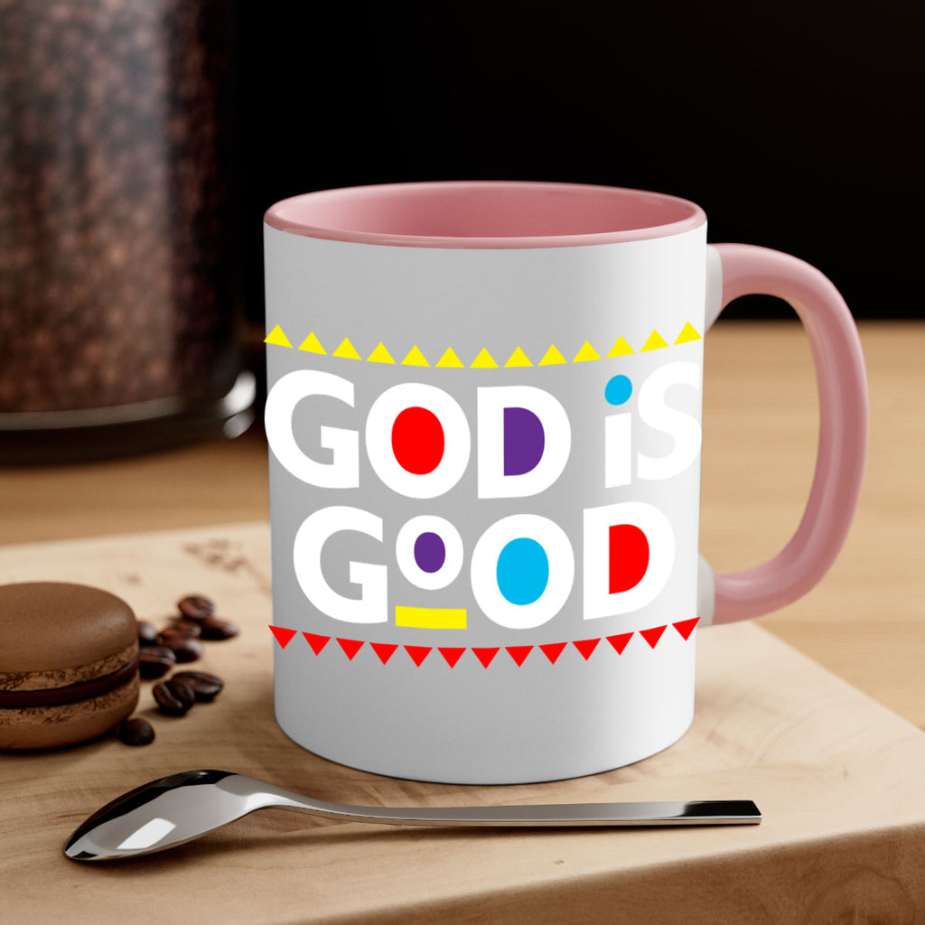 god is good 143#- black words - phrases-Mug / Coffee Cup