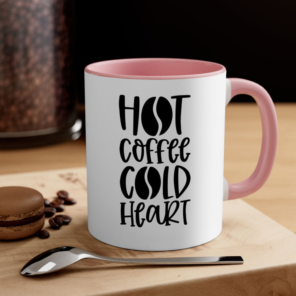 hot coffee cold heart 110#- coffee-Mug / Coffee Cup
