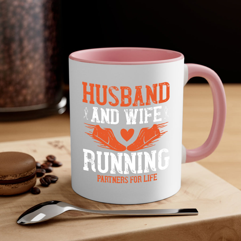 husband and wife running partners for life 41#- running-Mug / Coffee Cup