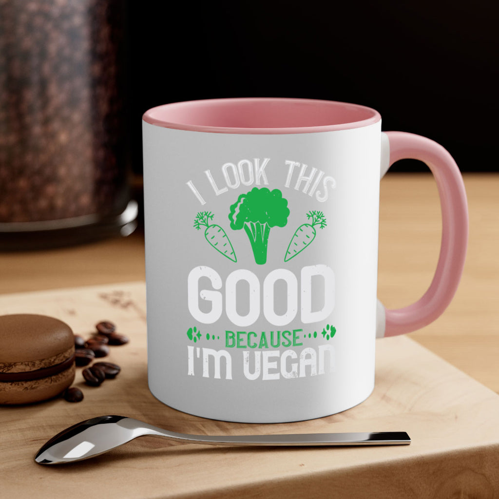 i look this good because im vegan 47#- vegan-Mug / Coffee Cup