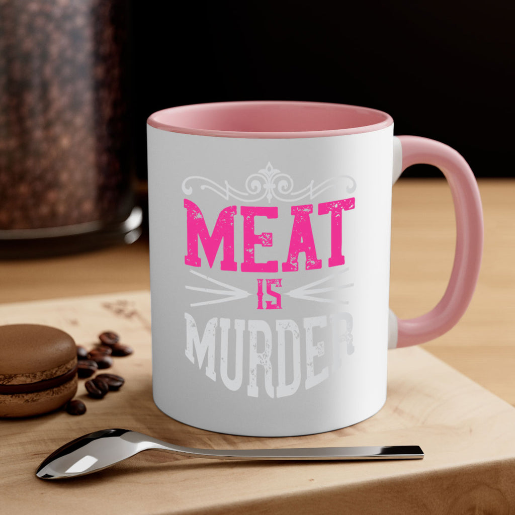 meat is murder 121#- vegan-Mug / Coffee Cup