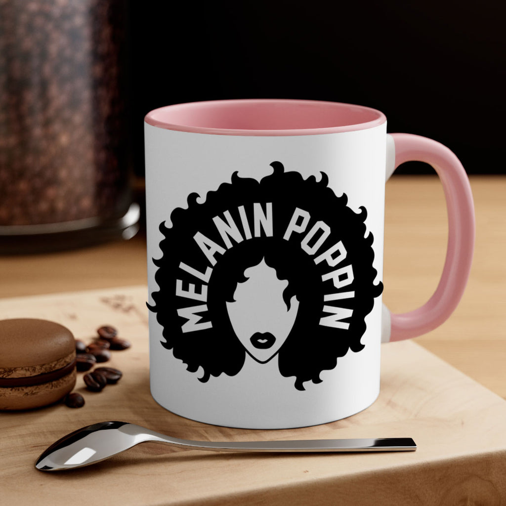 melanin poppin 26#- Black women - Girls-Mug / Coffee Cup