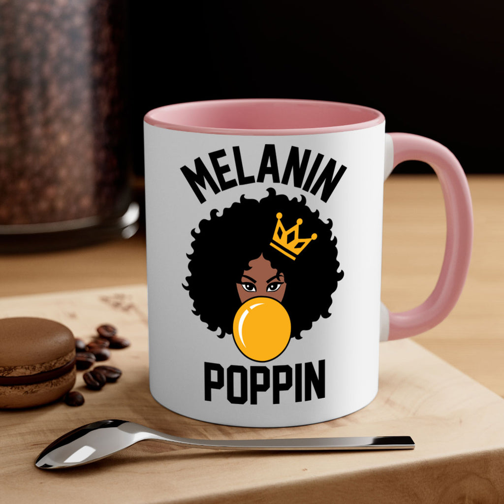 melanin poppin afro girl 25#- Black women - Girls-Mug / Coffee Cup