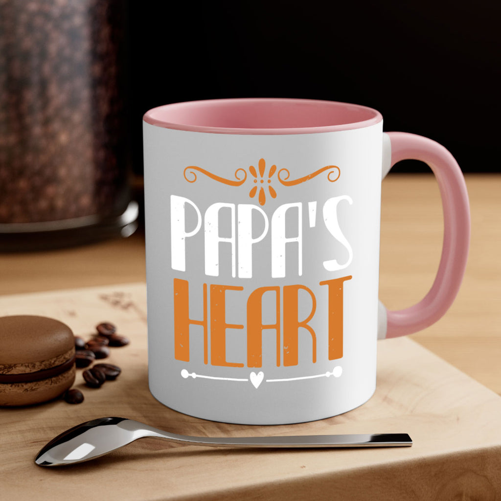 papas heart 13#- grandpa-Mug / Coffee Cup