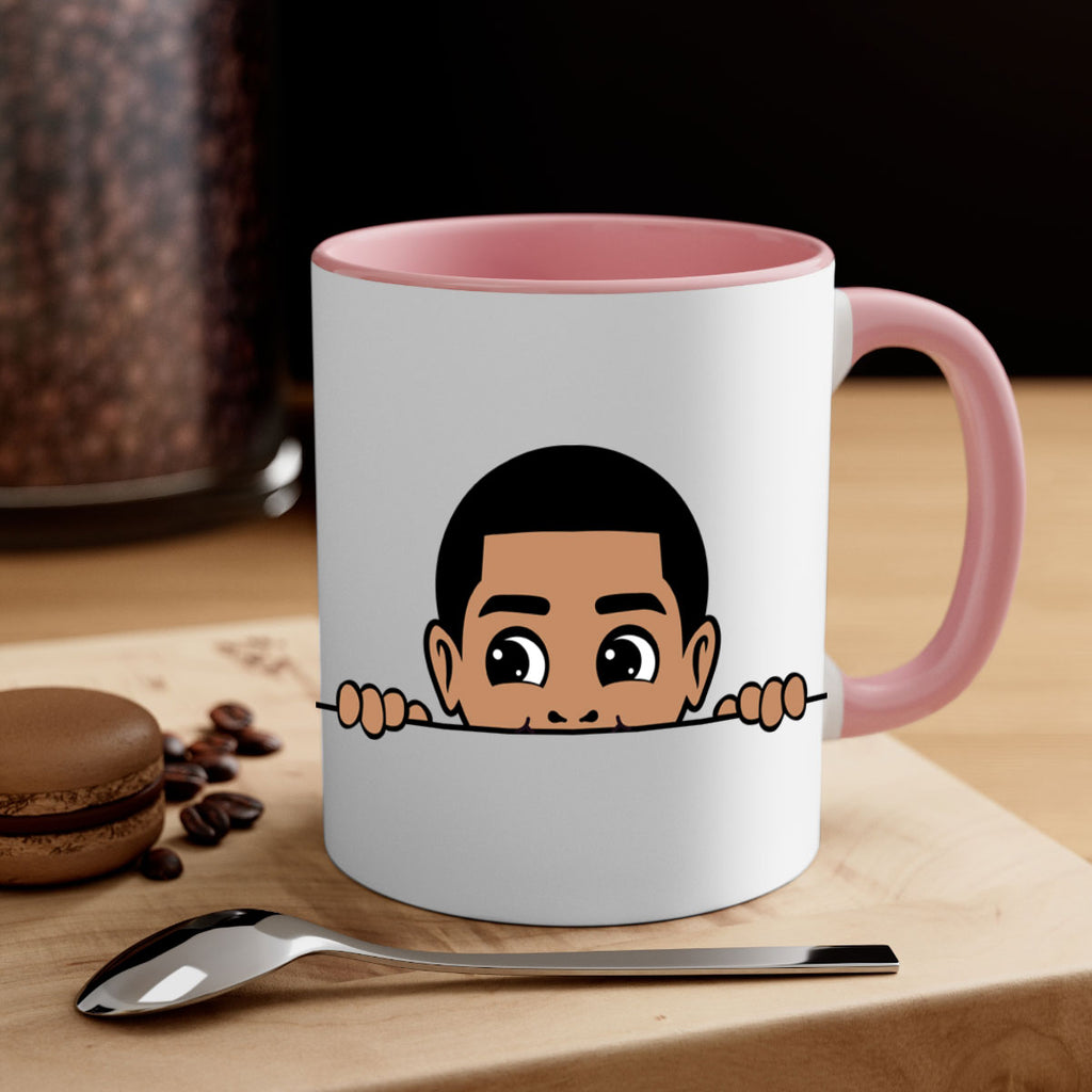 peekaboo boy 17#- Black men - Boys-Mug / Coffee Cup