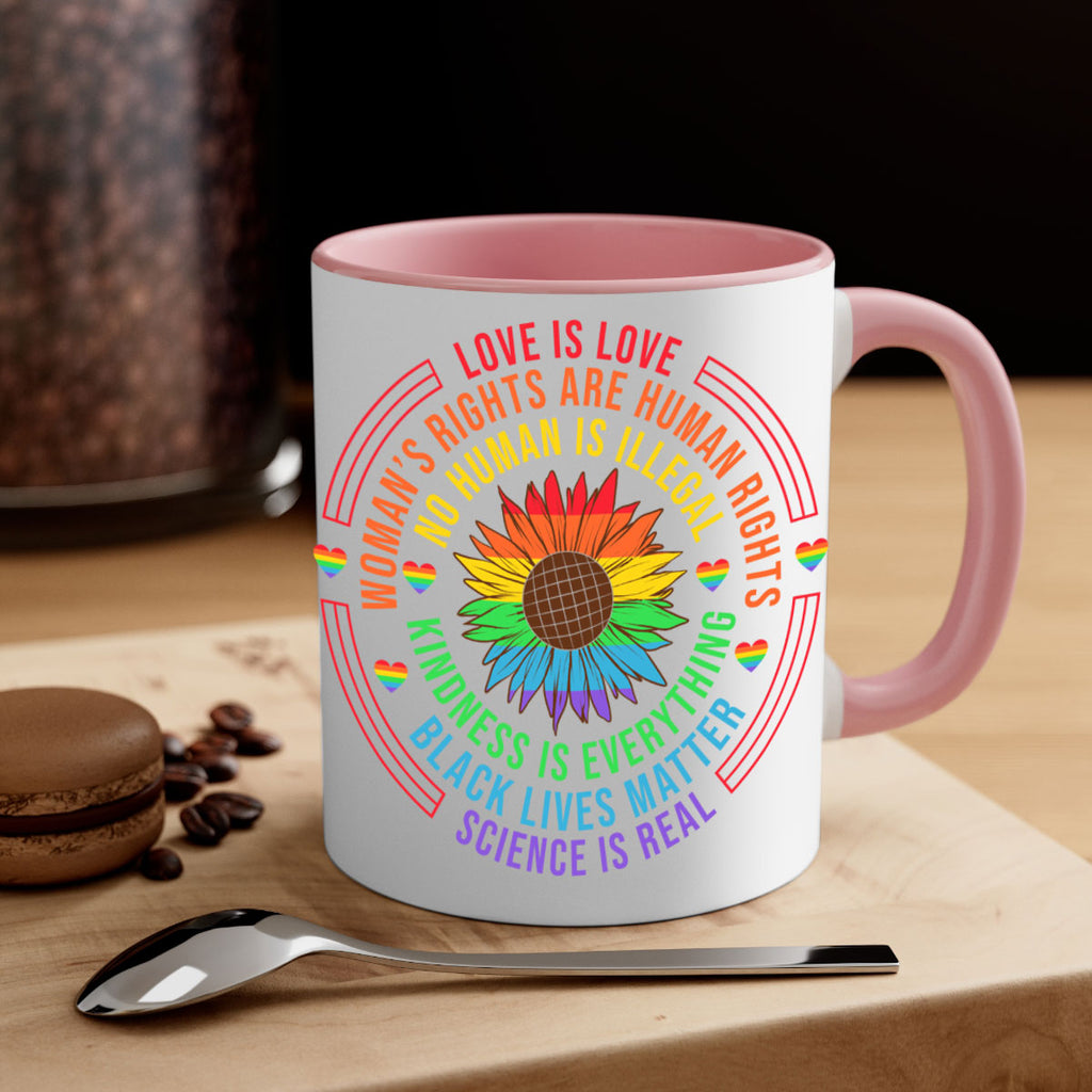 rainbow lgbt pride flower lgbt 27#- lgbt-Mug / Coffee Cup