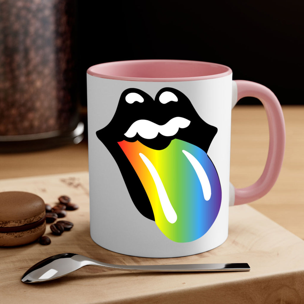 rainbow mouth and tongue 5#- lgbt-Mug / Coffee Cup