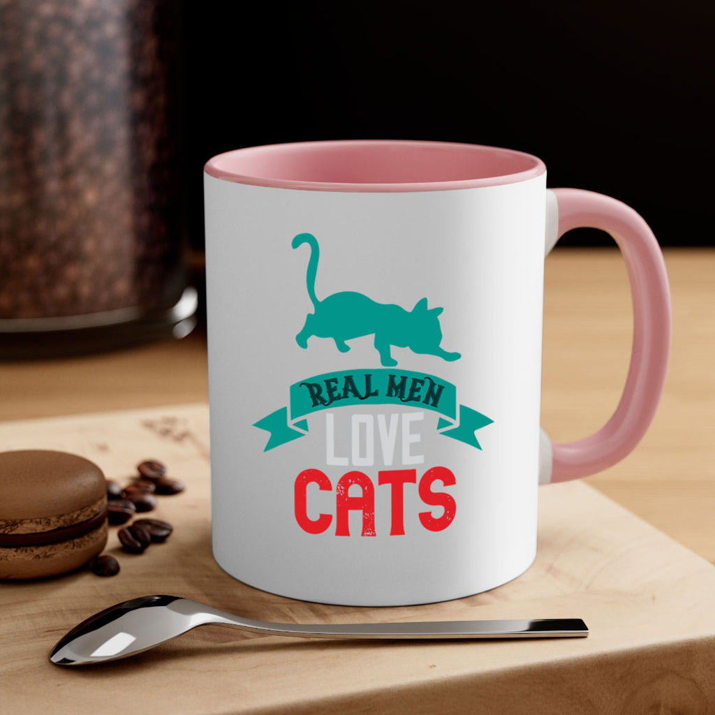 real man love cats o Style 112#- cat-Mug / Coffee Cup