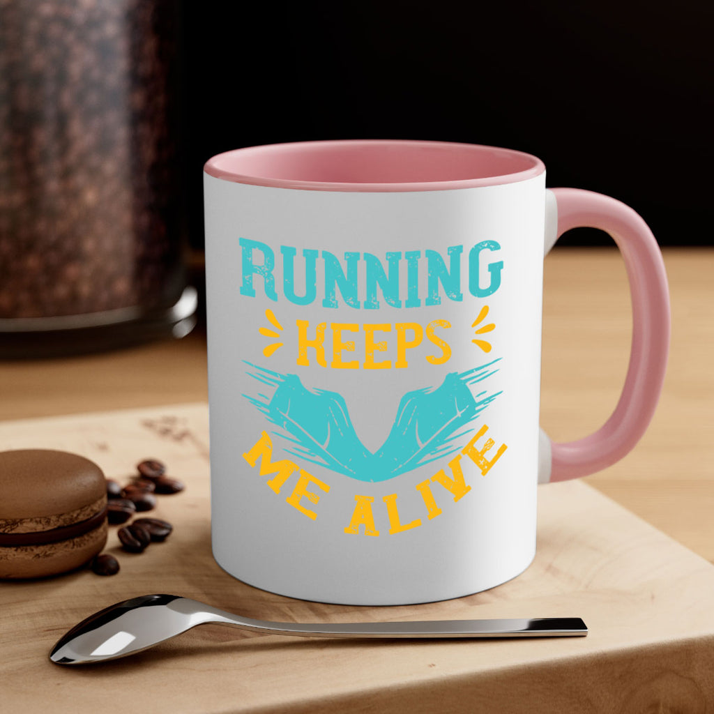 running keeps me alive 19#- running-Mug / Coffee Cup
