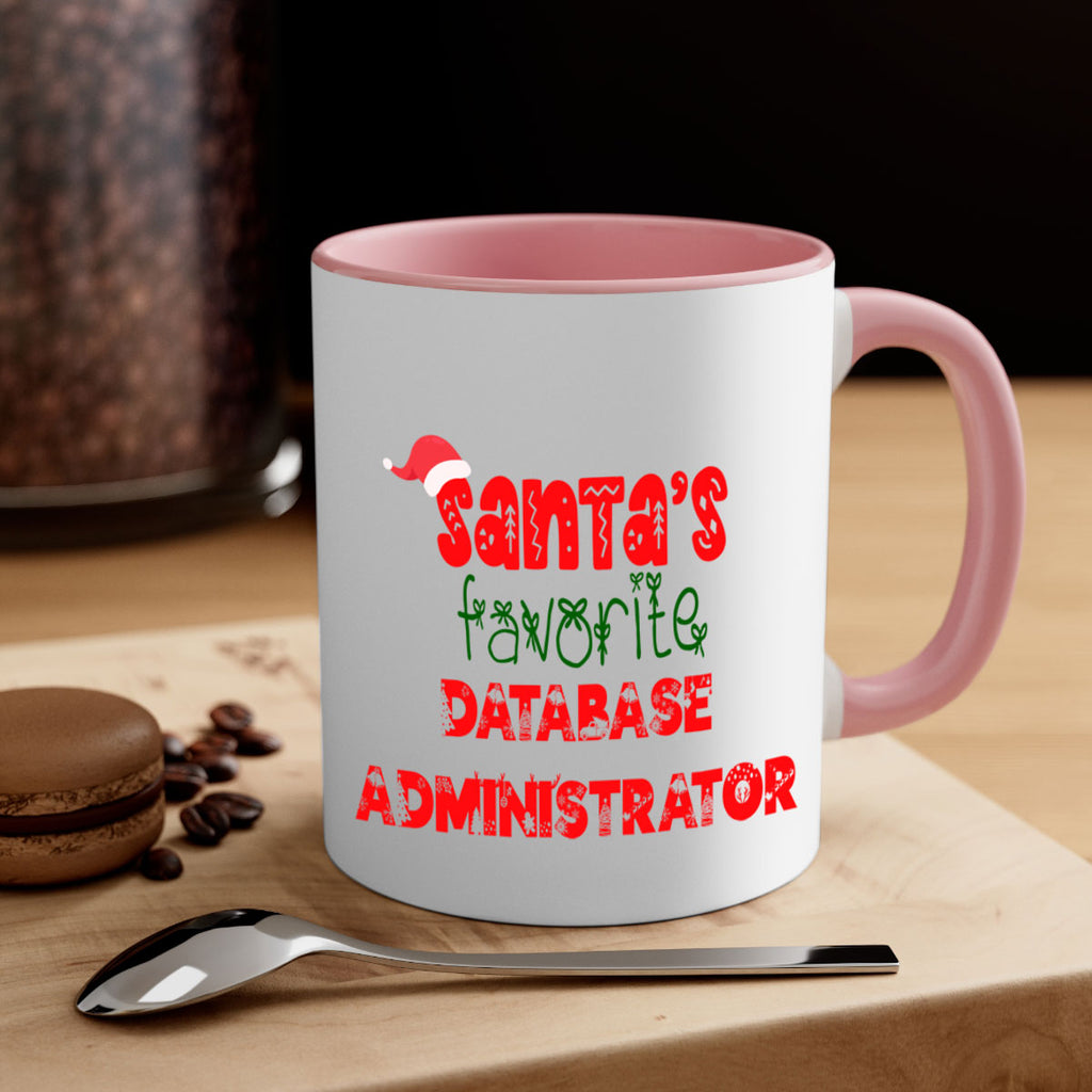 santas favorite database administrator style 766#- christmas-Mug / Coffee Cup