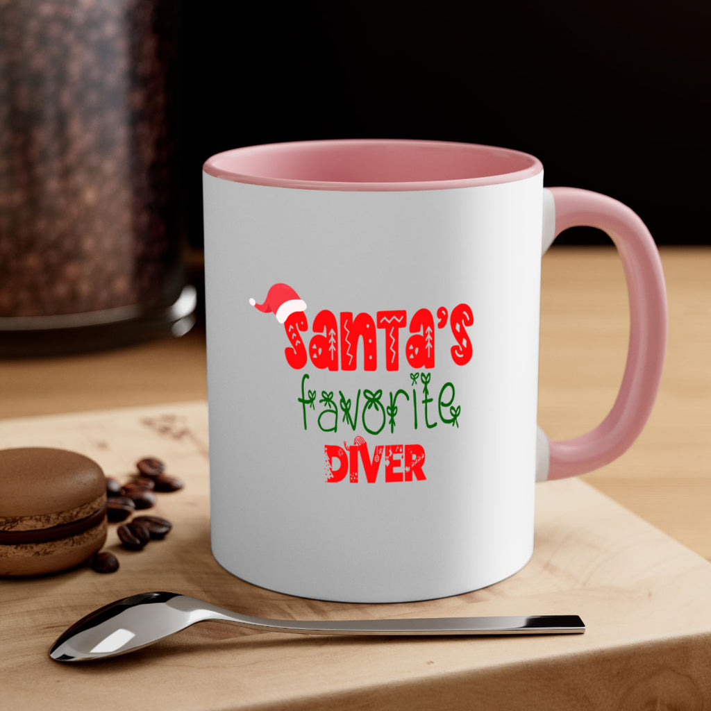 santas favorite diver style 785#- christmas-Mug / Coffee Cup