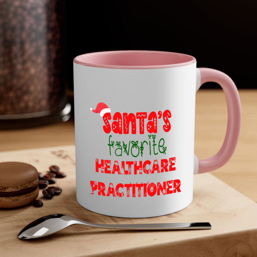 santas favorite healthcare practitioner style 867#- christmas-Mug / Coffee Cup