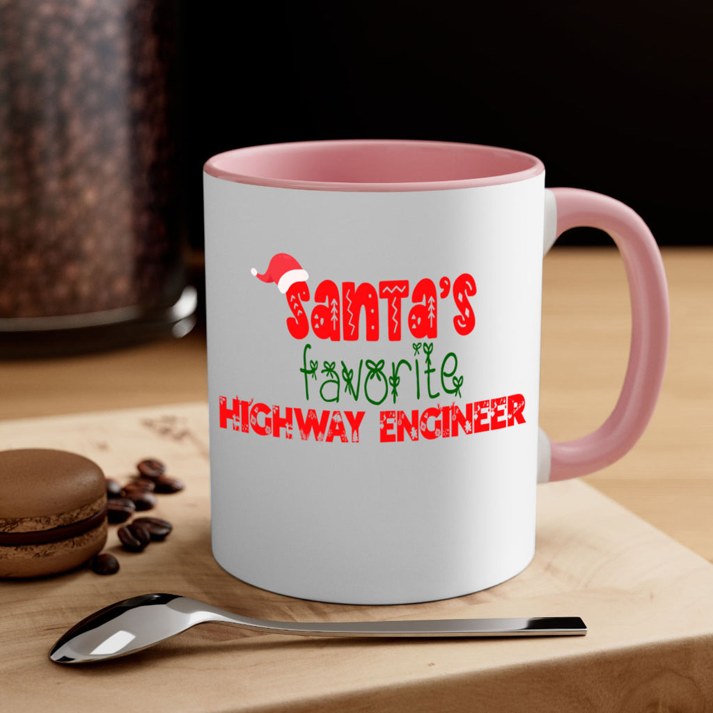 santas favorite highway engineer style 869#- christmas-Mug / Coffee Cup