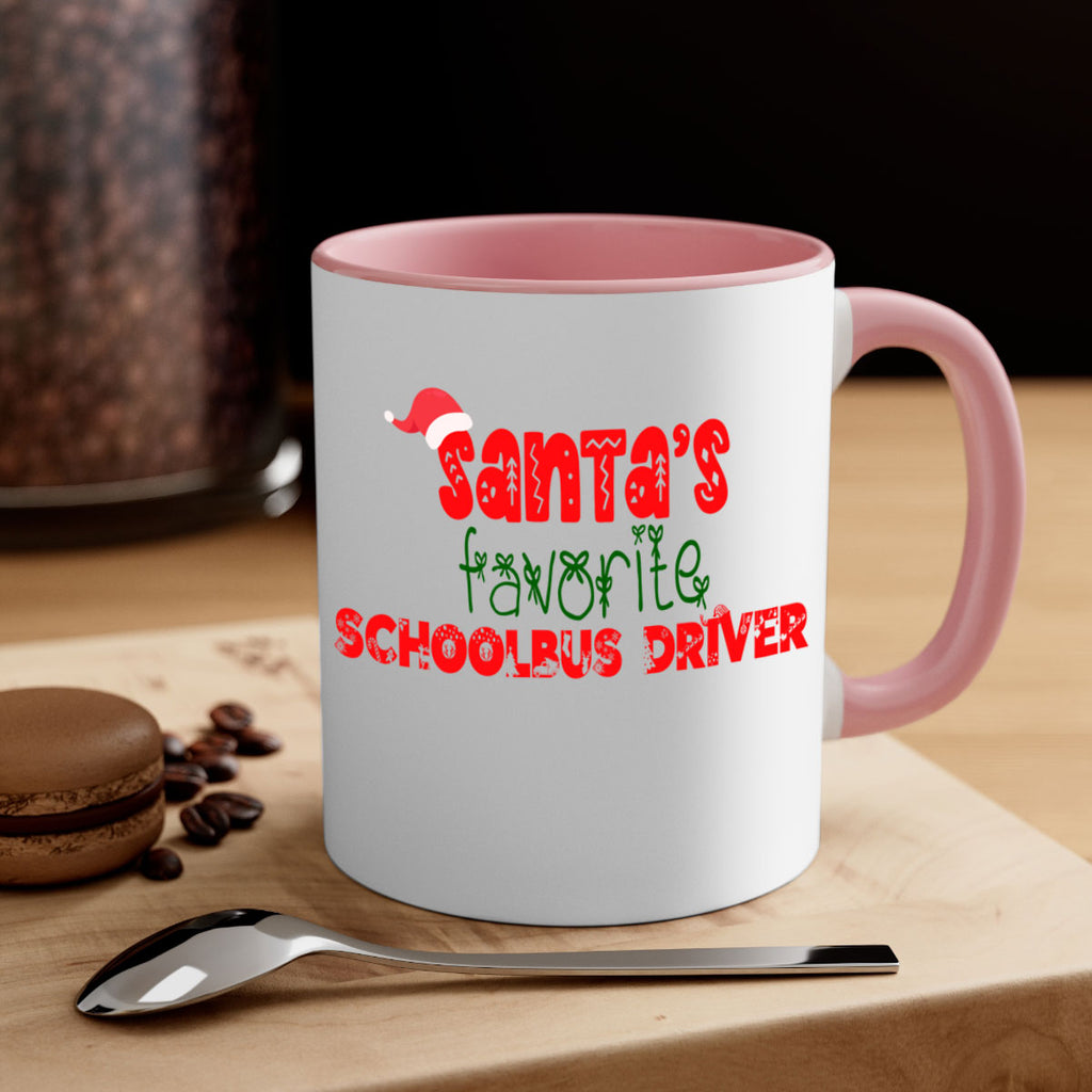 santas favorite schoolbus driver style 1070#- christmas-Mug / Coffee Cup