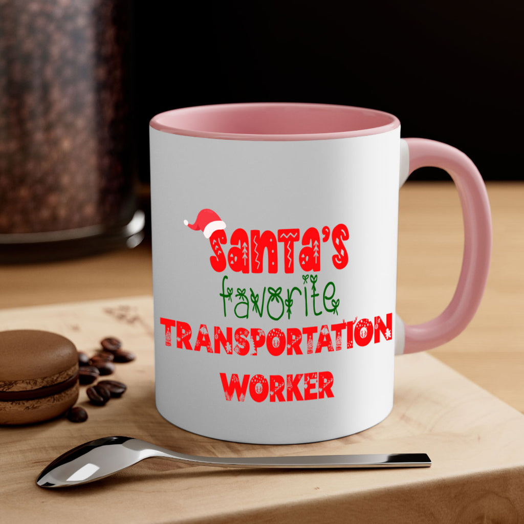 santas favorite transportation worker style 1130#- christmas-Mug / Coffee Cup