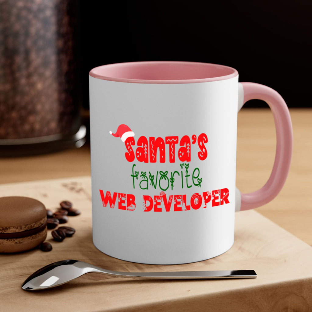 santas favorite web developer style 1154#- christmas-Mug / Coffee Cup
