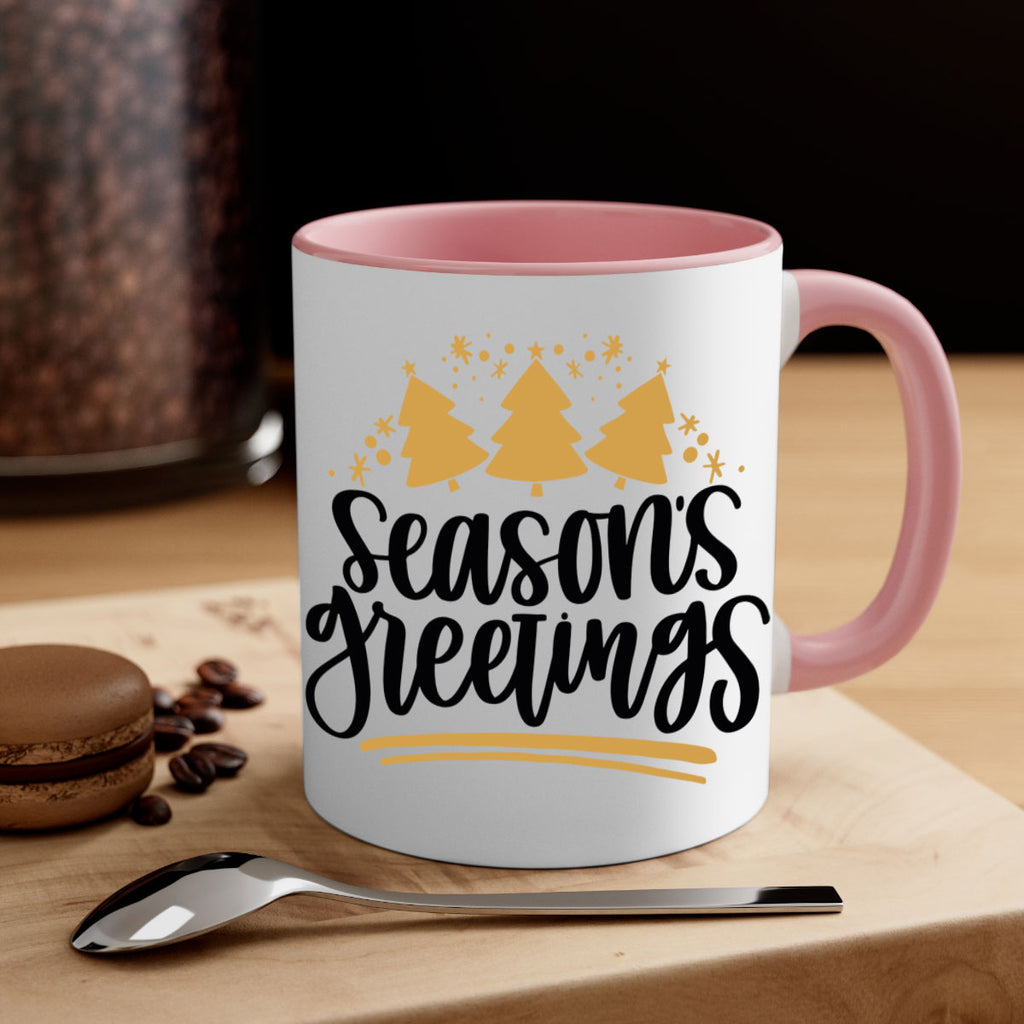 season greetings gold 51#- christmas-Mug / Coffee Cup