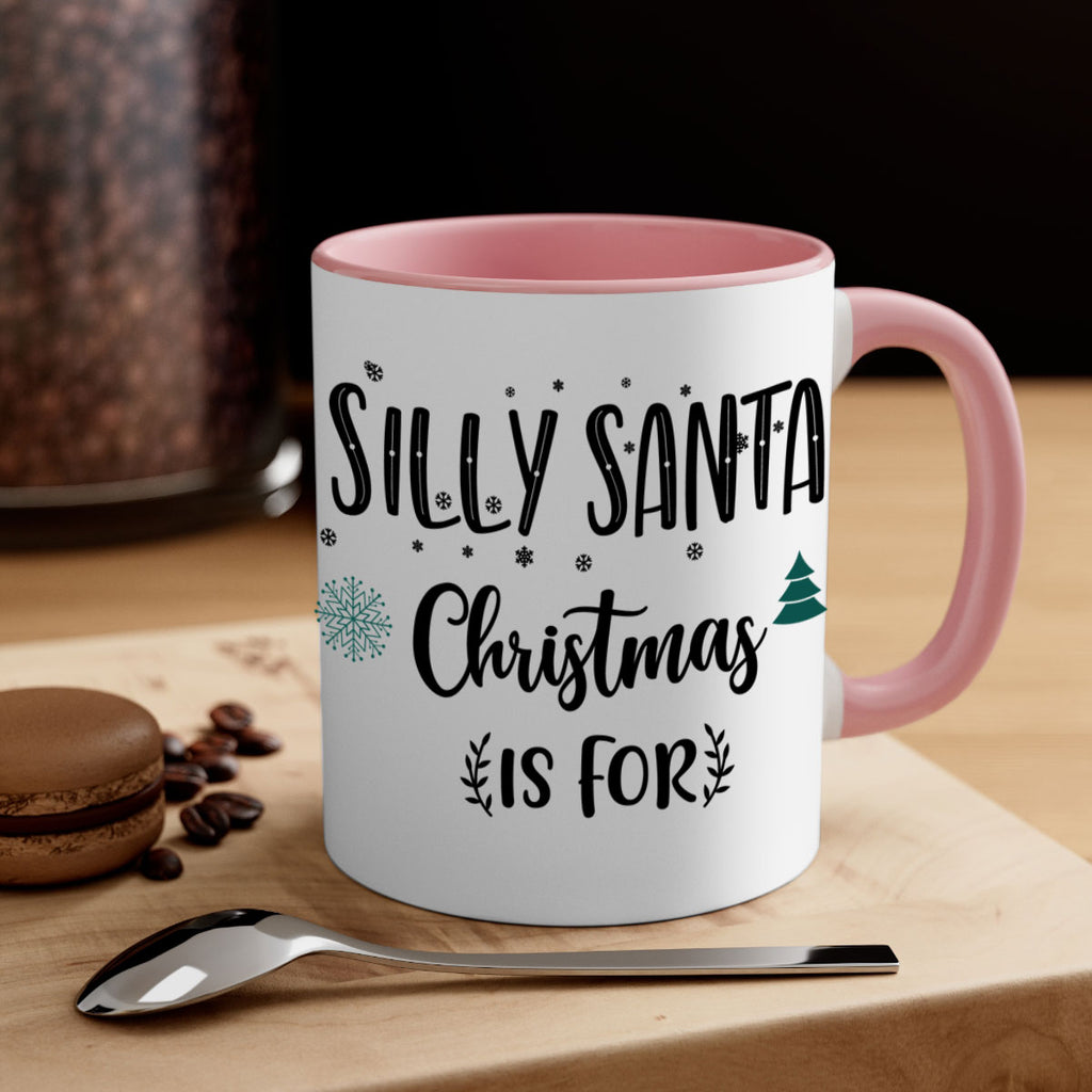 silly santa christmas is for jesus style 1175#- christmas-Mug / Coffee Cup