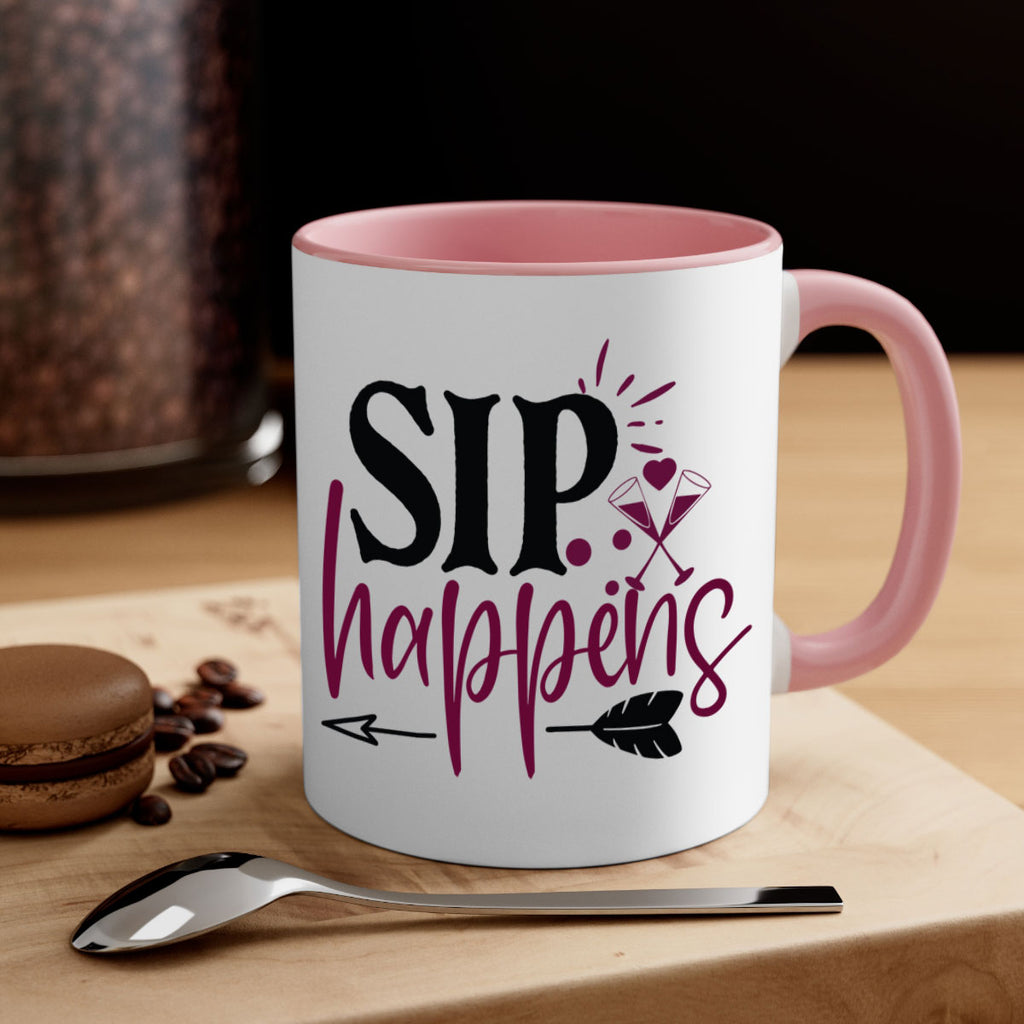 sip happens 164#- wine-Mug / Coffee Cup