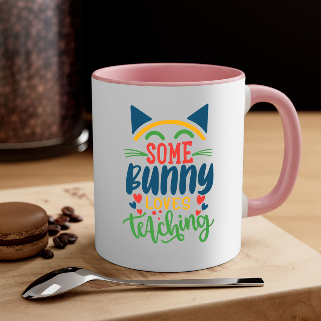 some bunny loves teaching Style 149#- teacher-Mug / Coffee Cup