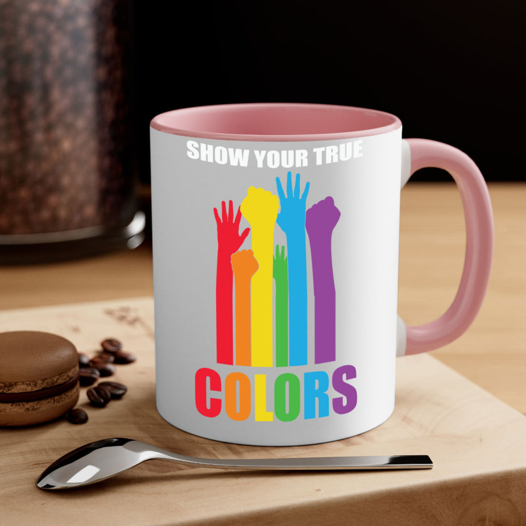 true colors rainbow pride flag lgbt 9#- lgbt-Mug / Coffee Cup