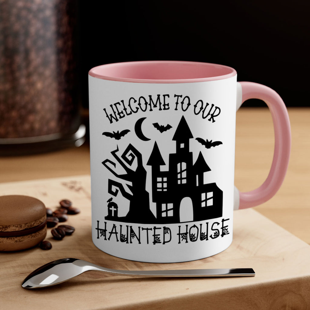 welcome to our haunted house 14#- halloween-Mug / Coffee Cup