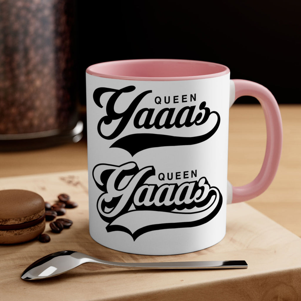 yaaas queen script 5#- black words - phrases-Mug / Coffee Cup