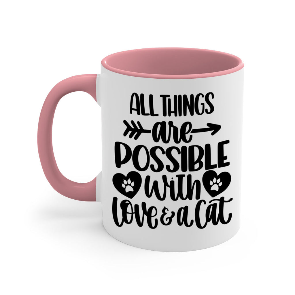 All Things Are Possible Style 75#- cat-Mug / Coffee Cup