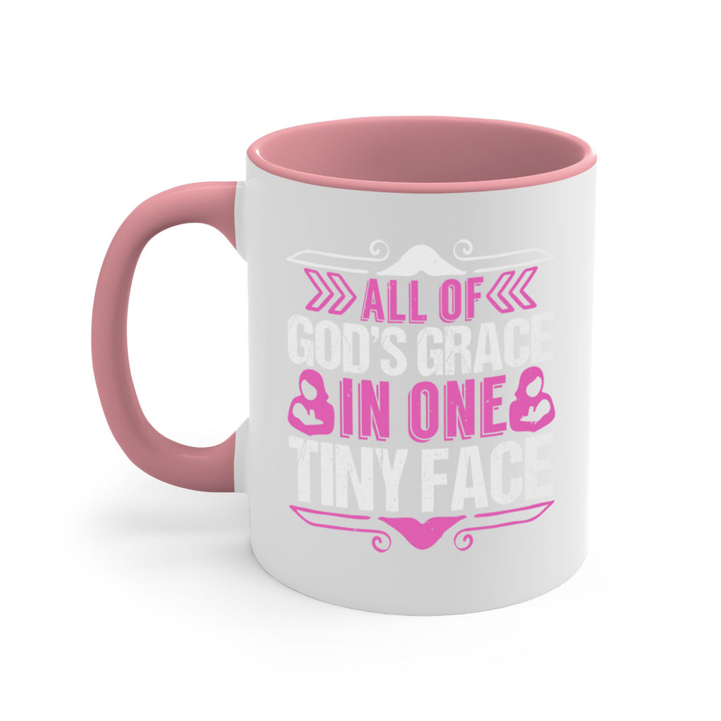 All of Gods Grace in one tiny Face Style 154#- baby2-Mug / Coffee Cup