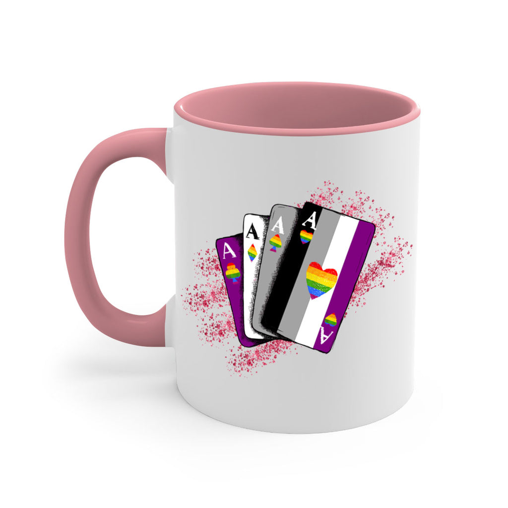 Asexual Ace Flag Playing Card Queer Lgbt 34#- lgbt-Mug / Coffee Cup