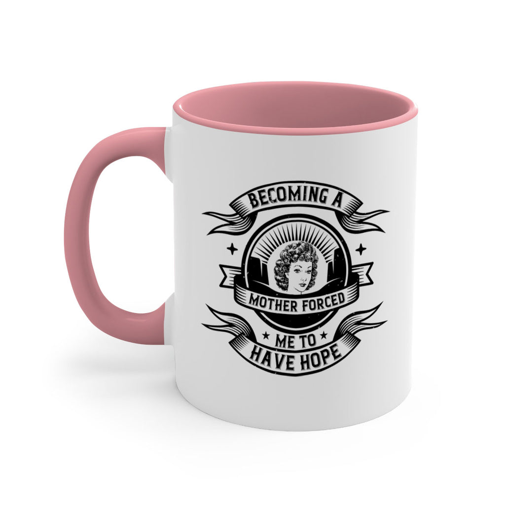 Becoming a mother forced me to have hope Style 28#- Afro - Black-Mug / Coffee Cup