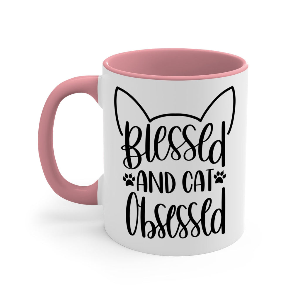 Blessed And Cat Obsessed Style 79#- cat-Mug / Coffee Cup