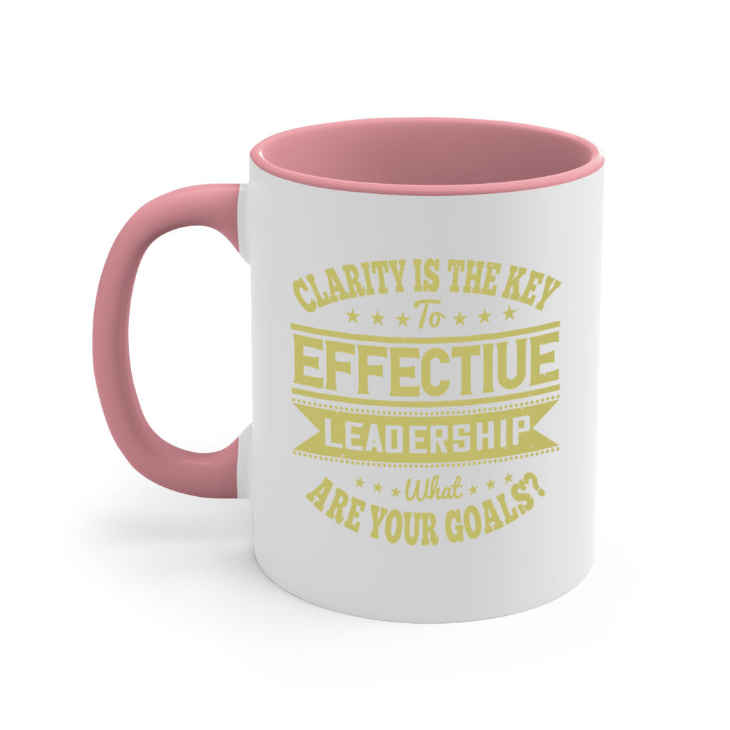 Clarity Is The Key To Effective Leadership What Are Your Goals Style 50#- motivation-Mug / Coffee Cup